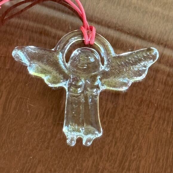 Vintage Boda Sweden Glass Angel Ornament in Original Box - Picture 4 of 12